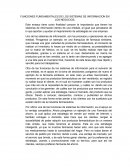 FUNCIONES FUNDAMENTALES DE LOS SISTEMAS DE INFORMACION EN LOS NEGOCIOS.