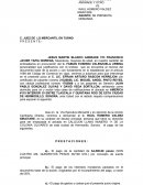 Demanda - juicio ejecutivo mercantil