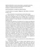 Actividad. Noticia referente a la rama del derecho social
