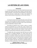 LA HISTORIA DE LAS COSAS.