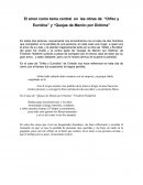 El amor como tema central en la obra de Orfeo y Eurídice