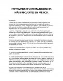 Enfermedades Dermatológicas más frecuentes