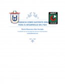 LA DEMOGRACIA COMO SUSTENTO ORGANICO PARA EL DESARROLLO DEL PAIS