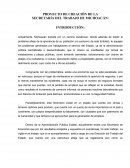 PROYECTO DE CREACIÓN DE LA SECRETARÍA DEL TRABAJO DE MICHOACÁN