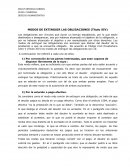LOS MODOS DE EXTINGUIR LAS OBLIGACIONES