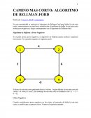 CAMINO MAS CORTO: ALGORITMO DE BELLMAN-FORD