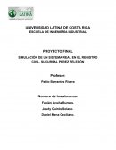 SIMULACIÓN DE UN SISTEMA REAL EN EL REGISTRO CIVIL, SUCURSAL PÉREZ ZELEDÓN
