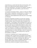 Colombia es un país hermoso lleno de recursos