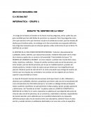 ENSAYO “EL SENTIDO DE LA VIDA”