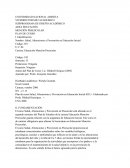 Plan de curso Salud, Alteraciones y Prevención en Educación Inicial