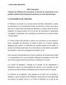 TITULO DEL PROYECTO “MDJ & Asociados”