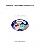 Investigación y estadística aplicada a los negocios Tarea individual 1: análisis de caso: distribución normal