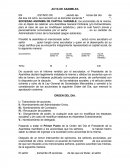 Acta de asamblea general ordinaria