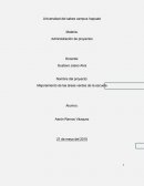 Mejoramiento de las áreas verdes de la escuela