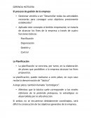 El proceso de gestión de la empresa hotelera