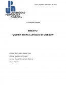 ENSAYO: “¿QUIÉN SE HA LLEVADO MI QUESO?”