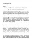 La educacion en el contexto macrosocial