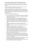 Tercera etapa: La dispersión, la guerrra de guerrillas, 1816-1819