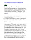 Los Antecedentes del embargo Inmobiliario