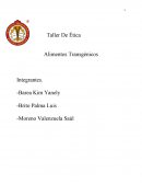 Tema de Los Alimentos Transgenicos