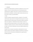 CONCEPTOS DE RECURSOS HUMANOS