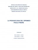 COMO ES LA PEDAGOLOGIA DEL OPRIMIDO PAULO FREIRE