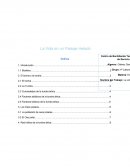 Ejemplo de La vida en un paisaje helado