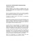 ANALISIS DEL COMPORTAMIENTO ORGANIZACIONAL