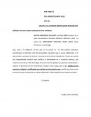 Una Demanda de alimentos.