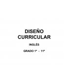 DISEÑO CURRICULAR INGLÉS