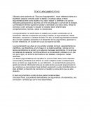 TEXTO ARGUMENTATIVO dos partes fundamentales