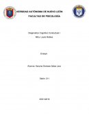 FACULTAD DE PSICOLOGÍA Diagnostico Cognitivo Conductual I