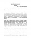 MEDIOS ALTERNATIVOS DE SOLUCIÓN DE CONFLICTOS CONCEPTOS