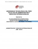 Proyecto: Plan de marketing internacional. Exportación de mermeladas de Aguaymanto a Estados Unidos - California