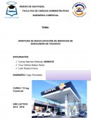 APERTURA DE NUEVA ESTACIÒN DE SERVICIOS DE GASOLINERA EN YAGUACHI