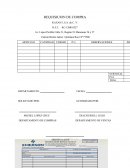 Requisicion de compra.