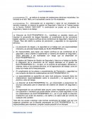 Trabajo individual de electroempresa, s.l.