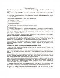 Educacion a Distancia tarea unidad 2. Página 1