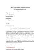 Proceso Administrativo de Organización y Métodos.