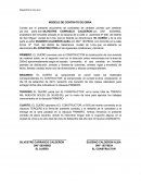 MODELO DE CONTRATO DE OBRA