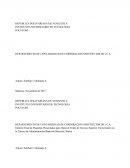 DEPARTEMENTO DE CONTABILIDAD DE CORPORACION SERVITEC RM 2011 C.A.