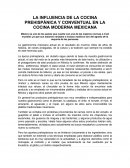 Influencia de la cocina prehispánica y conventual en la cocina moderna mexicana
