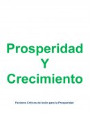 La Prosperidad y crecimeinto cristiano