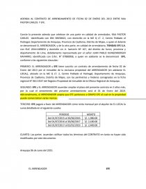 Ejemplo De Adenda Al Contrato De Arrendamiento Ensayos Fcuadros