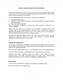 MEXICO – EUROPEAN UNION FREE TRADE AGREEMENT