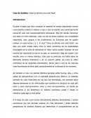 Un Caso de Análisis: Cómo se afronta una crisis fiscal.