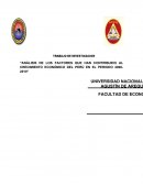 TRABAJO DE ECONOMETRÍA.