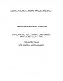 CONOCIMIENTO DE LA ENTIDAD: CONTEXTOS E INDICADORES EDUCATIVOS.