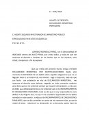 DECLARACION MINISTERIAL POR ESCRITO
