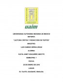 LA LECTURA CRITICA Y REDACCION DE TEXTOS